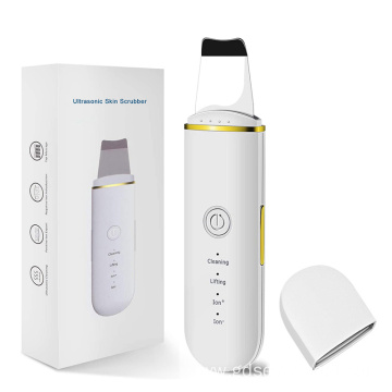 Fashion design ultrasonic facial skin scrubber cleaning care